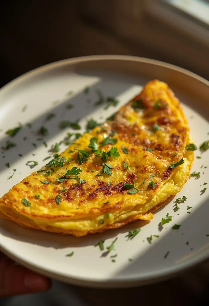 Vegetable Omelette & Herbs